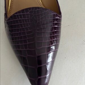 Elegant and Stunning Purple  Mississippi Alligator  
Women shoes